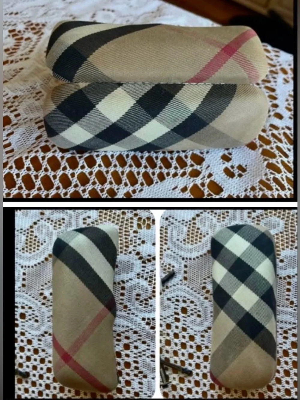 Burberry half rim glasses & case 1044 - 51 19 140 - frames